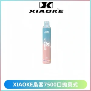 XIAOKE梟客7500Puffs跑馬燈拋棄式電子煙 可發光一次性